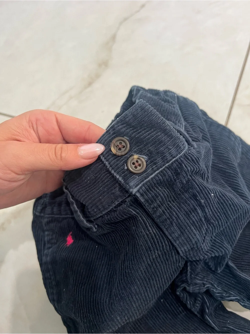 Ralph Lauren Navy Blue Corduroy Pants Size 4/4T
